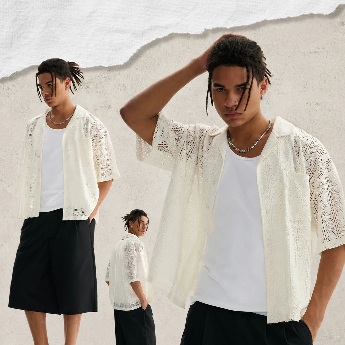 Open Lace Shirt