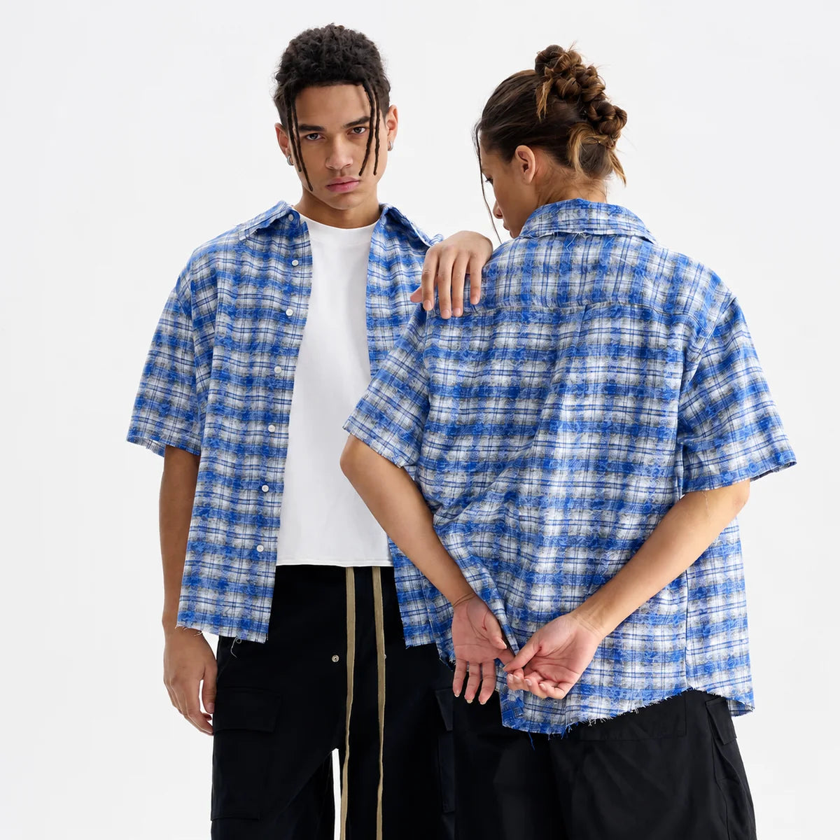 Washed Plaid Shirt