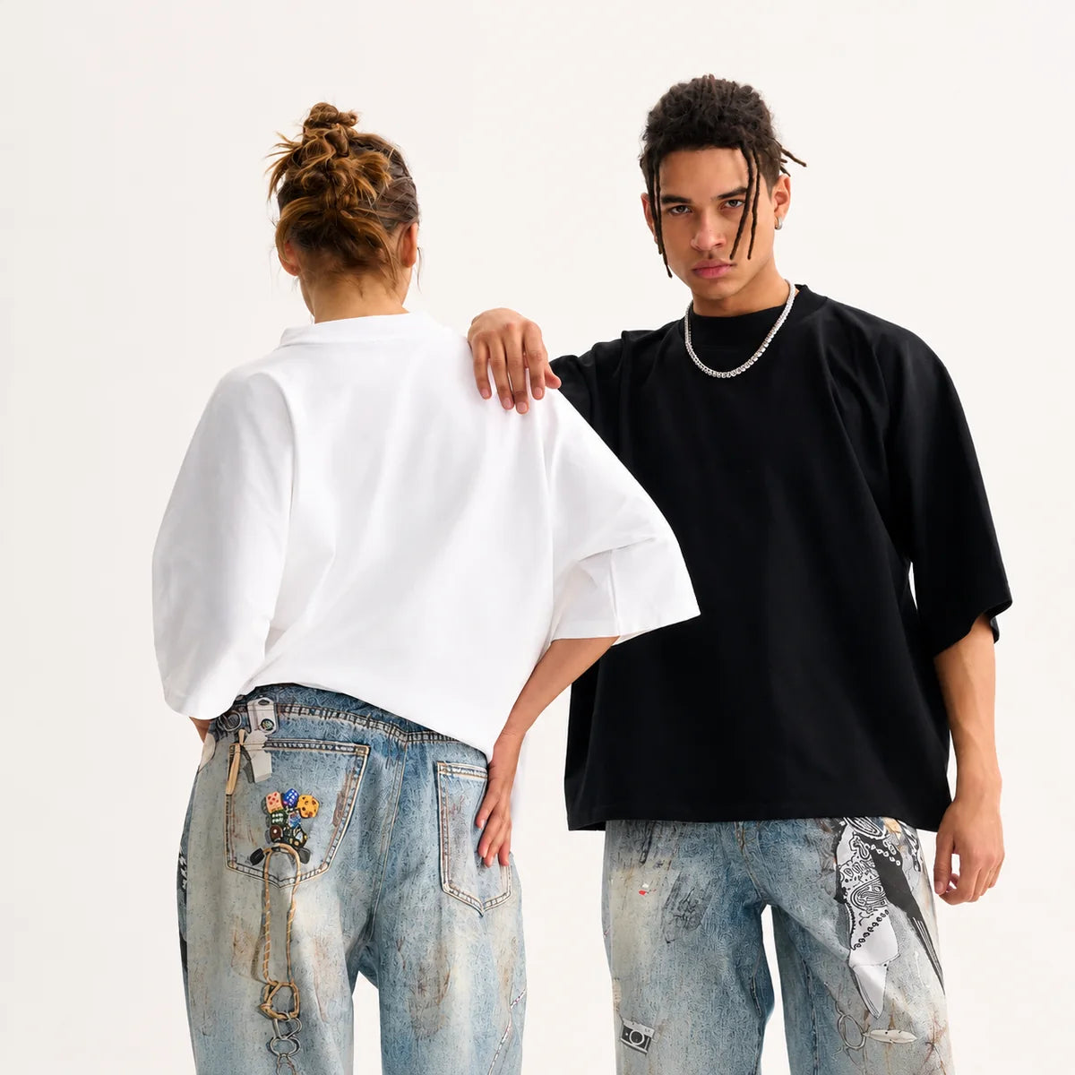 Small-Collar Box Tee