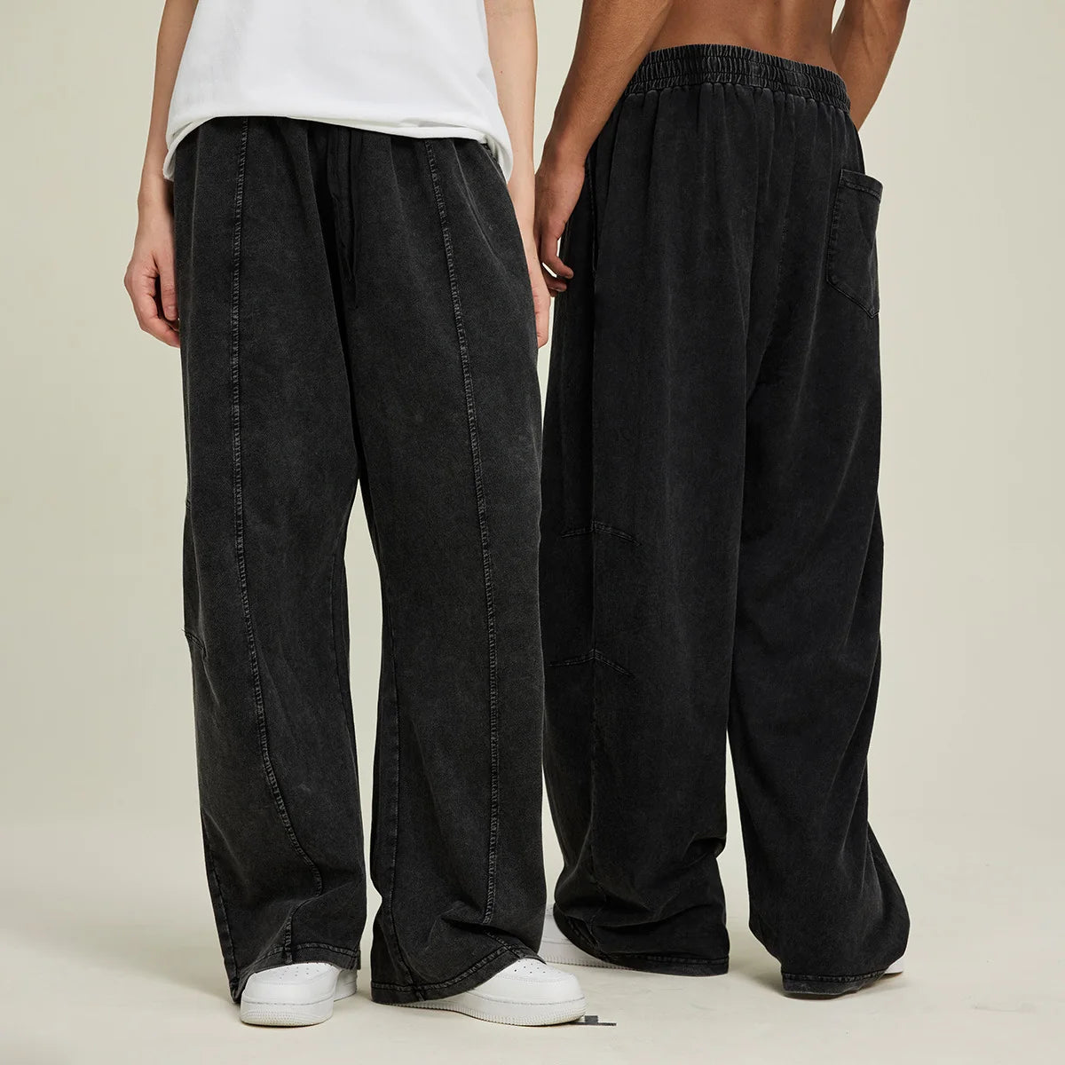 Washed Seam Barrel Pant
